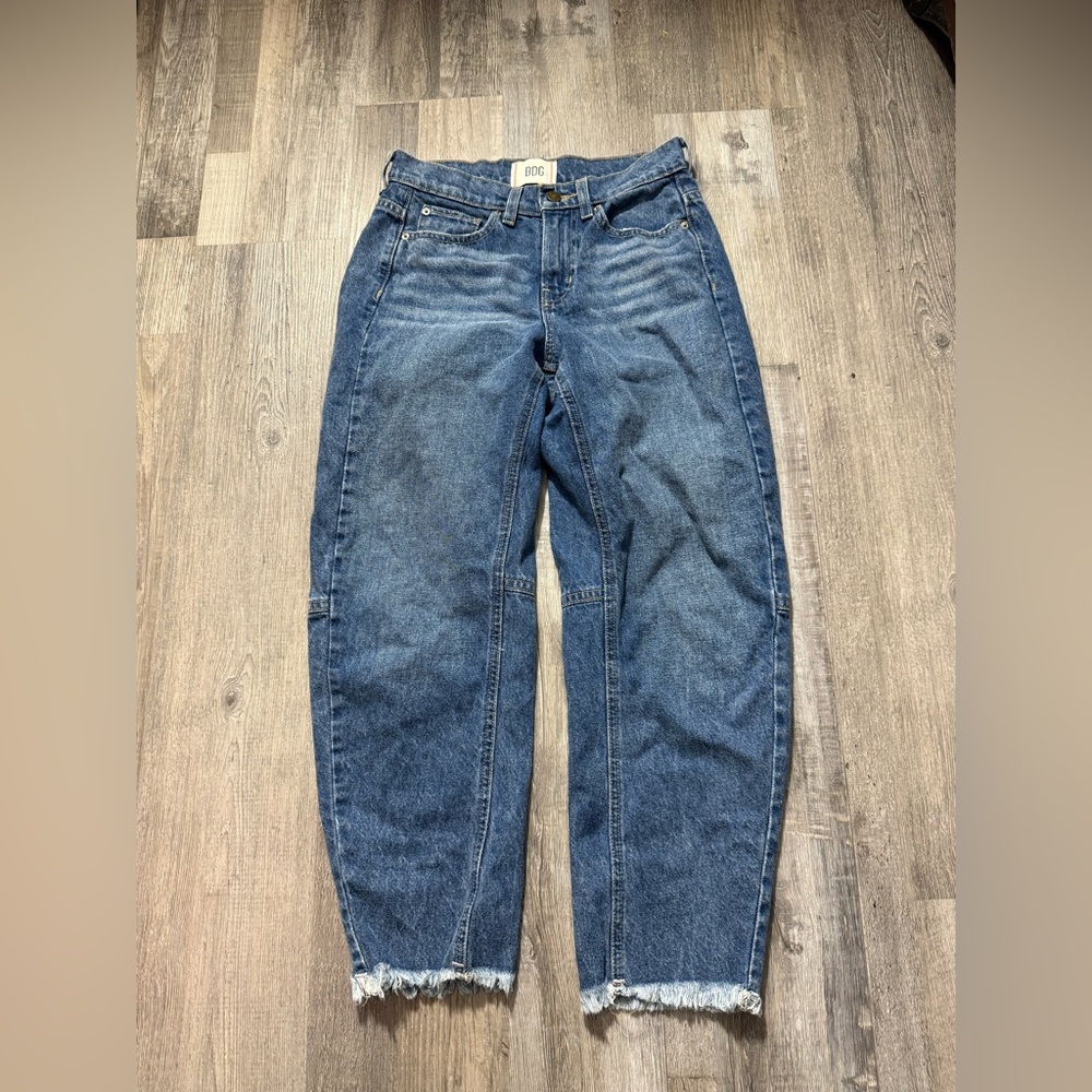 BDG Blue Boyfriend Jeans Relaxed Fit vintage denim casual
